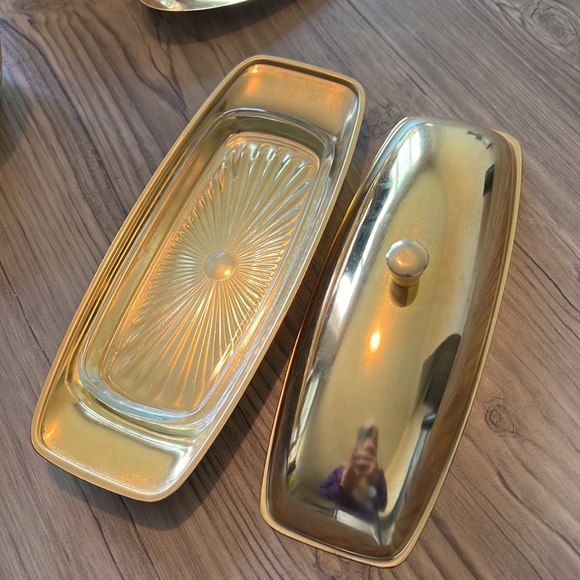 Kitchen Vintage Lifetime Paul Revere 24k Gold Serve Ware Set Poshmark